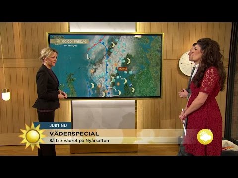 Väderspecial – så blir nyårsvädret - Nyhetsmorgon (TV4)
