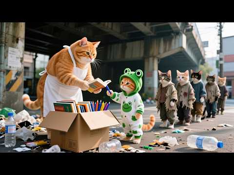 Ginger Kitten’s Kindness Shocked Mama Cat