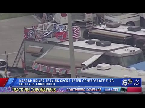 NASCAR driver Ray Ciccarelli says he’s leaving sport after new Confederate flag policy