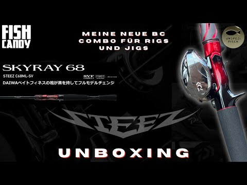 Daiwa Steez Skyray C68ML-SV mit Rigs und Jigs auf Barsch