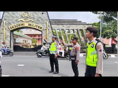 PERSONEL POLRESTA MAGELANG PENGAMANAN RETREAT KABINET MERAH PUTIH