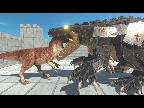 Purussaurus Rex vs ALL UNITS in Castle Animal Revolt Battle Simulator