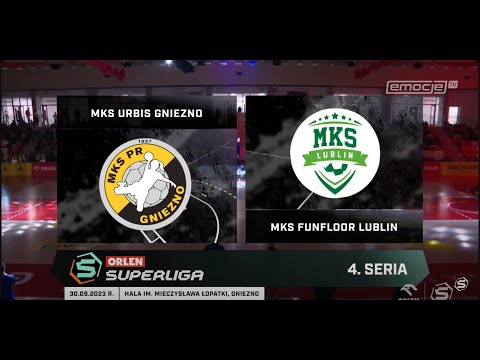 4. Seria MKS Urbis Gniezno - MKS FunFloor Lublin SKRÓT