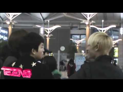 110427 Airport (Ricky and L.Joe) fancam