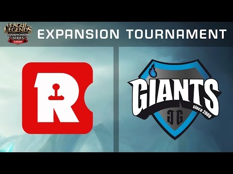 League of Legends - Reason Gaming vs. Giants - Game 3 - EU LCS Expansion Tournament - Decider
