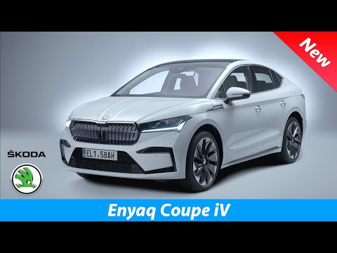Škoda Enyaq Coupe 2022 - FIRST Look | Exterior - Interior (details), Tesla Model Y Competitor?