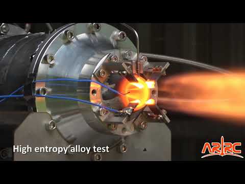 H2O2/Plastics Hybrid Rocket Engine High Entropy Alloy Test
