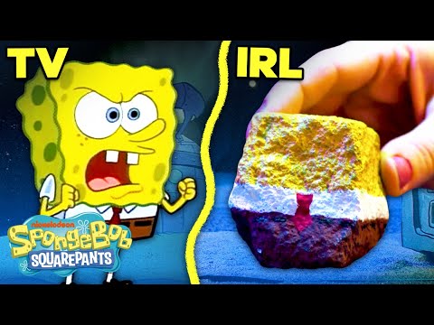 "Rock Bottom" IRL with...Real Rocks! ? SpongeBob