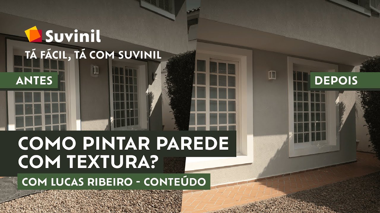 Como pintar uma parede com textura?