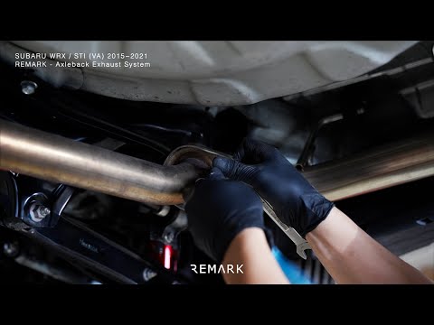 REMARK Subaru WRX / STI VA (2015-2021) : Axleback Installation Guide
