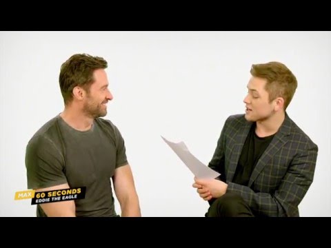 與《老鷹艾迪》主演休-傑克曼（Cinemax）的 "最大 60 秒"（Max 60 Seconds with Eddie the Eagle's Hugh Jackman (Max 60 Seconds with Eddie the Eagle's Hugh Jackman (Cinemax))