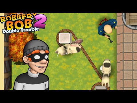 Robbery Bob 2 - Bald Guard Ft Costume Gameplay All levels #6