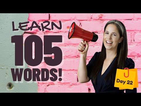 LEARN 105 ENGLISH VOCABULARY WORDS | DAY 22
