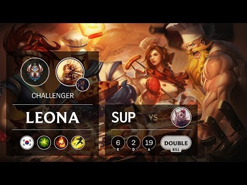 Leona Support vs Rakan - KR Challenger Patch 9.21