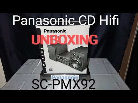 Panasonic UNBOXING SC-PMX92EG-K CD+USB+DAB+BLUETOOTH Stereo System 001
