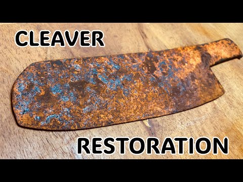 Rusted Cleaver Restoration | Extremely Rust | MrRefurb