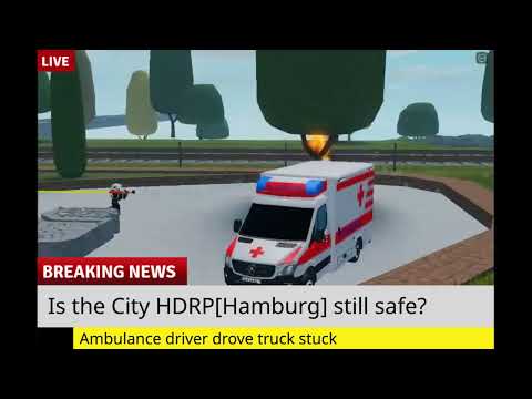 ParamedicDriver Crashing Ambulance [HDRP-Roblox-News]