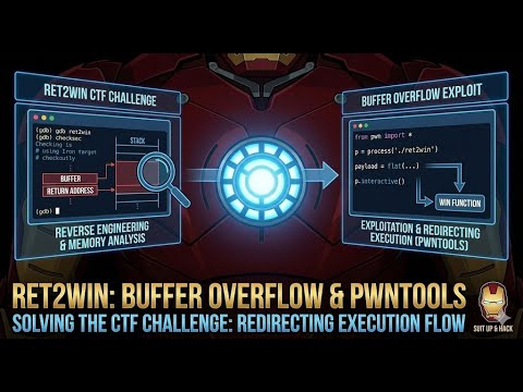 Ret2Win CTF Challenge Destroyed With Pwntools