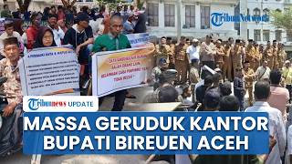 Ribuan Massa Geruduk Kantor Bupati Bireuen Tuntut Pemenuhan Hak Korban Banjir & Transparansi Bantuan