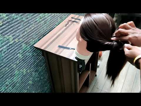 Ponytail hairstyle with Topsy Tail