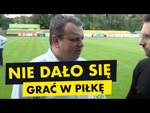 Dariusz Dziedzic o odwołanym meczu Siarka Tarnobrzeg - Sokół Sieniawa