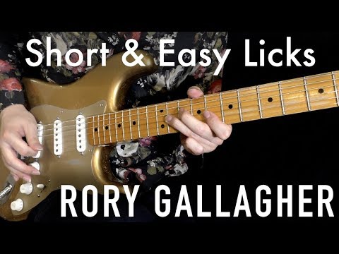 Blues Guitar Lesson: "Rory Gallagher" Blues Licks in Cm | #150