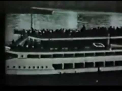 Satmar Rebbe R' Yoel Teitelbaum Zt"l Historical Trip to Israel on Ship, Thousands at Kabulas Punim