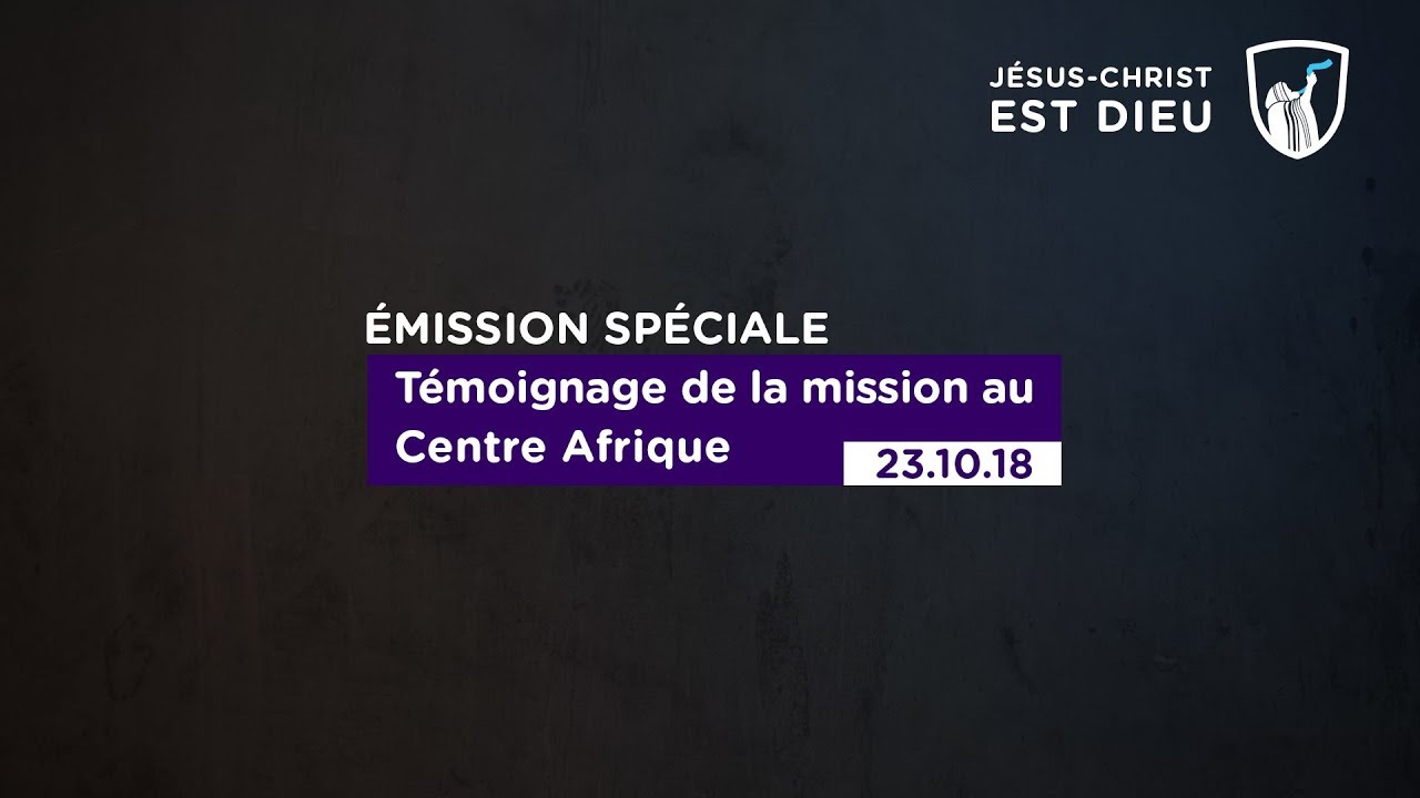 Thumbnail of video: Témoignages de la mission au Centrafrique
