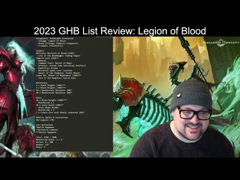 2023 GHB List Review: SBGL - Legion of Blood Control