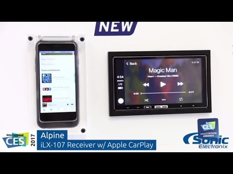 Alpine iLX-107 First Wireless CarPlay In-Dash Receiver-video