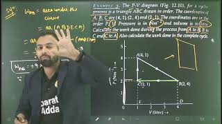 Ex-3 Thermodynamics 11th numericals from sl arora based work done during the cyclic process