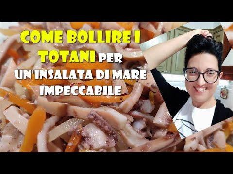 Come bollire i totani per un'insalata di mare impeccabile.