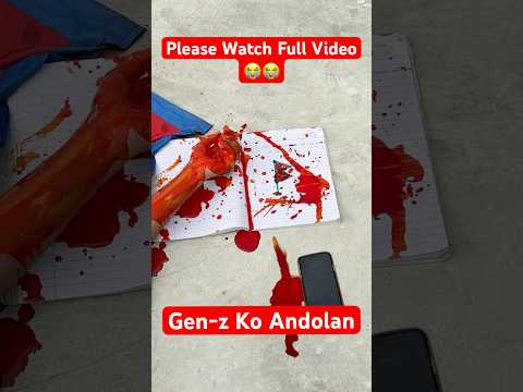 Gen-z Ko Andolan|Please Watch Full Video😭😭😭😭|#gen-z #nepal #nepali