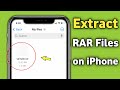 iPhone : How to open RAR files on iPhone [Extract .RAR]