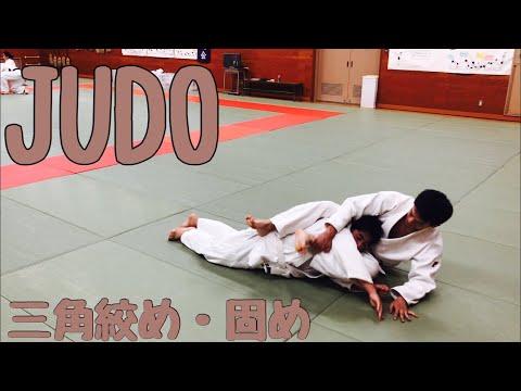 【寝技研究会】うつ伏せの相手に対して三角絞めもしくは三角固めに移行する練習