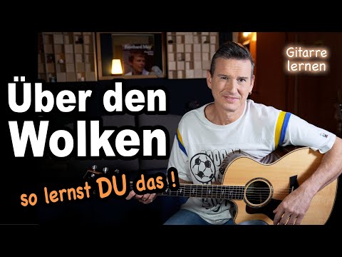 Über den Wolken (Reinhard Mey) learn on guitar, "Mey Picking", Variations & Hammerings