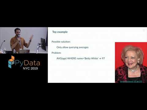 Joshua Falk: Generating realistic, differentially private data sets using GANs | PyData NYC 2019