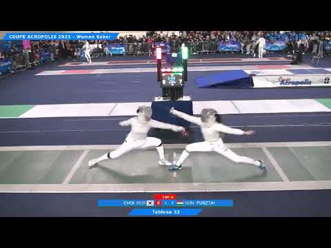 Coupe Acropolis 2023 SWS - L32 - Choi Sebin KOR v Liza Pusztai HUN