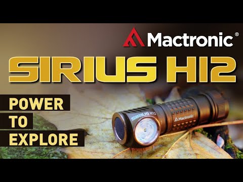 Презентація налобного ліхтаря Mactronic Sirius H12 Rechargeable