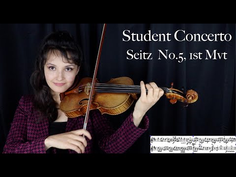 Concerto No. 5 in D Major, Op. 22, 1st Mvt / Friedrich Seitz - Suzuki Book 4 #violin #suzuki