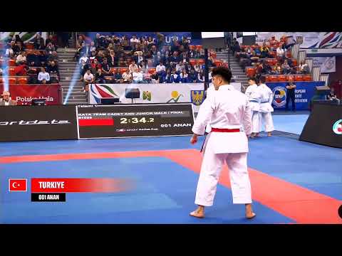 Kata ANAN (Turkey) male team kata #wkf #karate #kata #martialarts #video