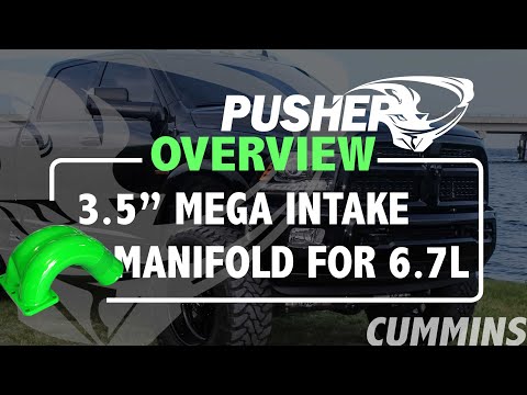 Pusher Product Overview - 6.7L Cummins 3.5" Intake Manifold