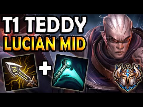 T1 Teddy LUCIAN MID vs Best FIZZ Korea - Patch 10.16 Ranked Korea ✔️