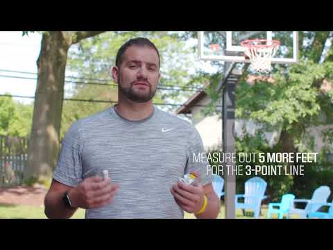 GoSports Splash 2-in-1 Half Court Pool Basketball & Volleyball Game Set