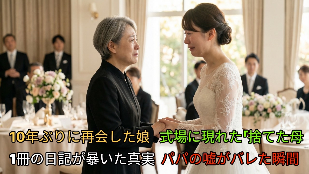 【スカッと】「お母さんを捨てたのはパパでしょ！」再会した母を罵倒する元夫に、娘が突きつけた1冊の古びた日記。10年目の復讐と真実 #感動 #スカッと#実話