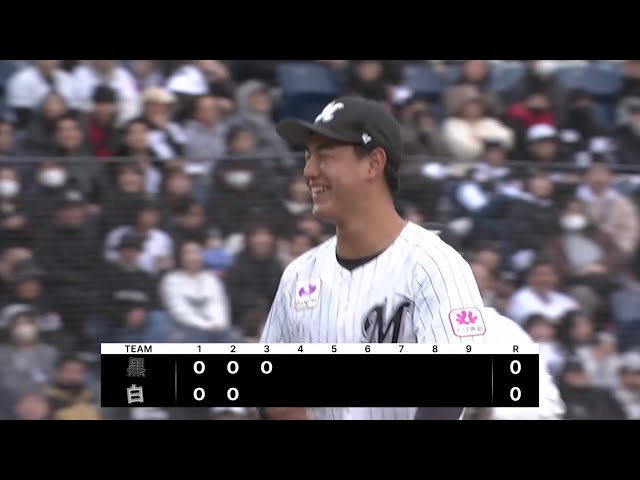 【MARINES FAN FEST 2025】投手・西川史礁 3回無失点のナイスピッチング!! 2025年11月23日 千葉ロッテマリーンズ