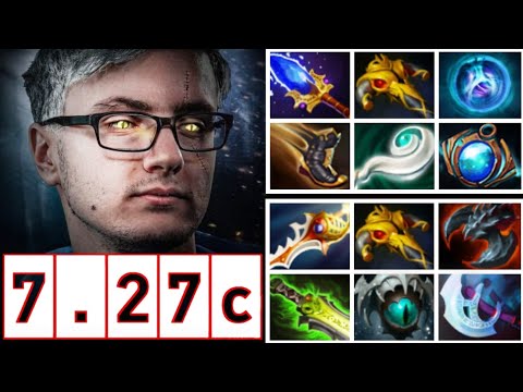 MIRACLE vs MAGE Carry Battle - Full Slotted Lina vs Divine Rapier Morphling 7.27 Dota 2