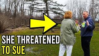Neighbor trying to SUE an 80-Year-Old...Then I found their ILLEGAL...