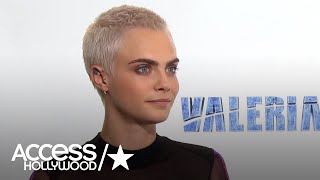 Cara Delevingne On Being Sober While Filming 'Valerian' | Access Hollywood