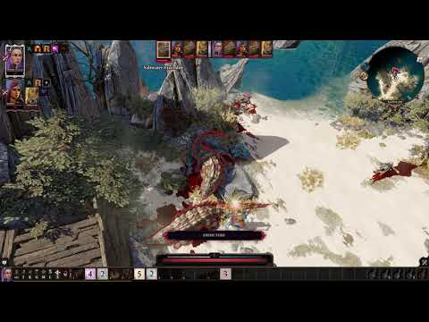 Lone Wolf Rogue+Ranger vs Teleporter Crocs(Divinity Original Sin 2) TACTICIAN MODE
